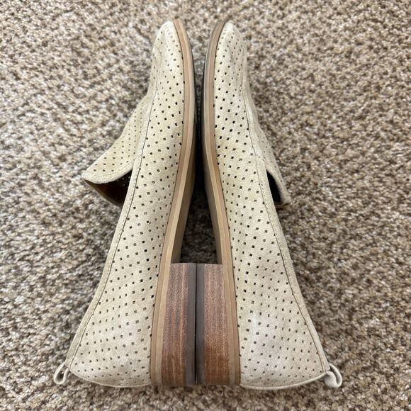 Susina Kellen Almond Toe Tan Suede Leather Slip On Loafers Flats 8M - Picture 9 of 12